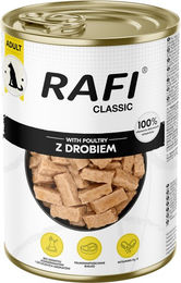 Produktbild von Rafi Dog 6 x 1240 g - mit Huhn