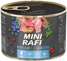 Produktbild von RAFI Mini mit Lammfleisch 185g für kleine Rassen