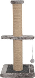 Produktbild von RAIKOU Katzenkratzbrett mit Sisal-Säulen und hängendem Ball