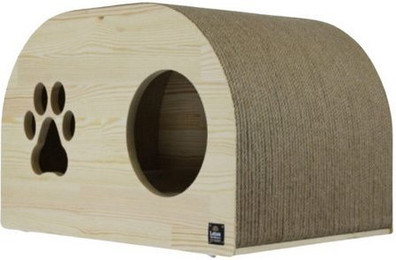 Produktbild von RAIKOU Katzenzelt Katzenhaus Katzenwohnung Katzenhöhle aus Buche