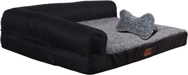 Produktbild von RAIKOU Weiches Hundebett mit knochenförmigem Kissen