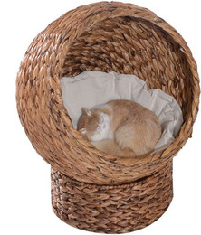 Produktbild von Rattan Katzenkorb Katzenhöhle mit Kissen