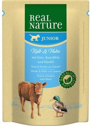 Produktbild von REAL NATURE Junior Pouch - 12 x 300 g