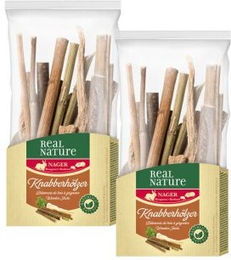Produktbild von REAL NATURE Knabberhölzer - 2 x 75 g