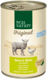 Produktbild von REAL NATURE Light Huhn und Lamm - 12 x 400 g