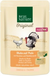 Produktbild von REAL NATURE Original Adult Huhn mit Pute in Gelee - 12 x 85 g