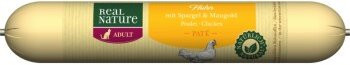 Produktbild von REAL NATURE Original Adult Katzenwurst Huhn mit Spargel und Mangold - 12 x 70 g