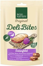 Produktbild von REAL NATURE Original Deli Bites Entenfilet mit Roter Beete - 150 g