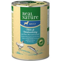 Produktbild von REAL NATURE Original Nassfutter für Hunde Adult Huhn und Nordmeerhering - 6 x 400 g