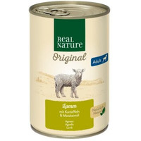 Produktbild von REAL NATURE Original Nassfutter für Hunde Adult Lamm mit Kartoffeln - 24 x 400 g