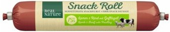Produktbild von REAL NATURE Snackwurst 12x80 g Lamm und Rind mit Geflügel