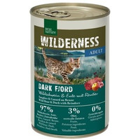 Produktbild von REAL NATURE WILDERNESS Adult Dark Fjord Wildschwein mit Ente und Rentier - 6 x 400 g
