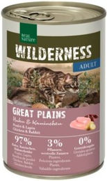 REAL NATURE WILDERNESS Adult Great Plains Huhn und Kaninchen - 12 x 400 g – Bild 1 von 3