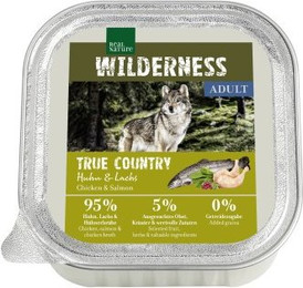 Produktbild von REAL NATURE WILDERNESS Adult Huhn und Lachs - 32 x 100 g