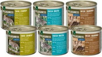 Produktbild von REAL NATURE Wilderness Adult Mixpaket - 6 x 200 g