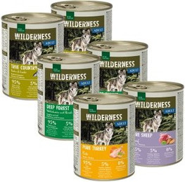 Produktbild von REAL NATURE Wilderness Adult Mixpaket - 6 x 800 g