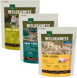 Produktbild von REAL NATURE Wilderness Adult Probierpaket - 3 x 300 g