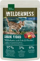 Produktbild von REAL NATURE Wilderness Adult True Country Wildschwein mit Ente und Rentier - 12 x 85 g