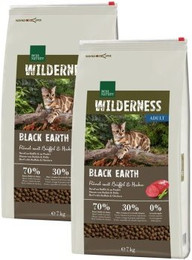 Produktbild von REAL NATURE WILDERNESS Black Earth Adult Rind, Büffel & Huhn - 2 x 7 kg