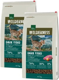 Produktbild von REAL NATURE WILDERNESS Dark Fjord Adult Rothirsch Wildschwein Geflügel - 2 x 7 kg