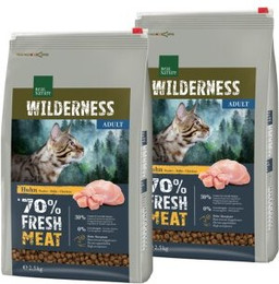 Produktbild von REAL NATURE WILDERNESS Fresh Meat Chicken Adult - 2 x 2,5 kg