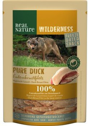Produktbild von REAL NATURE WILDERNESS Gefriergetrocknete Snacks Pure Duck - 100 g