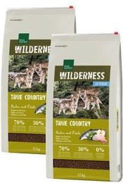 Produktbild von REAL NATURE WILDERNESS Junior True Country Huhn mit Fisch - 2 x 12 kg