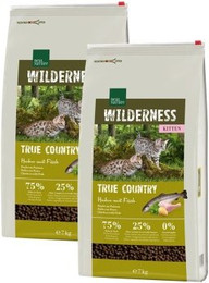Produktbild von REAL NATURE WILDERNESS Kitten True Country Huhn mit Fisch - 2 x 7 kg