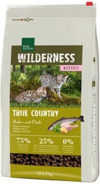 Produktbild von REAL NATURE WILDERNESS Kitten True Country Huhn mit Fisch - 2,5 kg