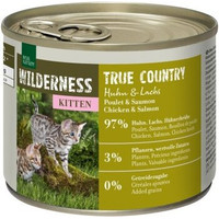 Produktbild von REAL NATURE WILDERNESS Kitten True Country Huhn und Lachs - 24 x 200 g