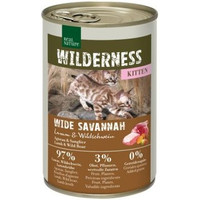 Produktbild von REAL NATURE WILDERNESS Kitten Wide Savannah Lamm und Wildschwein - 24 x 400 g