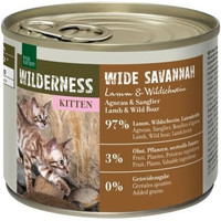 Produktbild von REAL NATURE WILDERNESS Kitten Wide Savannah Lamm und Wildschwein - 24 x 200 g