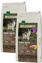 Produktbild von REAL NATURE WILDERNESS Maxi Adult Black Earth Rind mit Strauß & Büffel - 2 x 12 kg