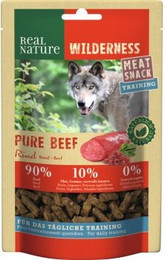 Produktbild von REAL NATURE WILDERNESS Meat Snack Training Pure Beef Rind mit Himbeeren und Spinat - 150 g