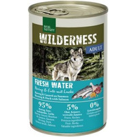 Produktbild von REAL NATURE WILDERNESS Nassfutter für Hunde Adult Fresh Water Hering Lachs Ente - 24 x 400 g