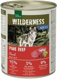 Produktbild von REAL NATURE WILDERNESS Nassfutter für Hunde Adult Pure Beef - 6 x 800 g