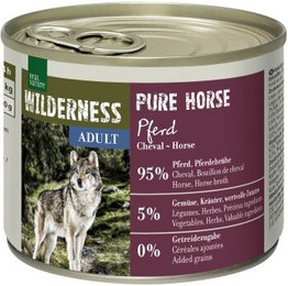 Produktbild von REAL NATURE WILDERNESS Nassfutter für Hunde Adult Pure Horse - 12 x 200 g