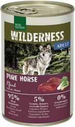 Produktbild von REAL NATURE WILDERNESS Nassfutter für Hunde Adult Pure Horse - 6 x 400 g