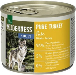 Produktbild von REAL NATURE WILDERNESS Nassfutter für Hunde Adult Pure Turkey - 12 x 200 g
