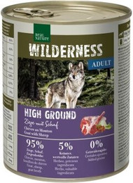 Produktbild von REAL NATURE WILDERNESS Nassfutter für Hunde Adult Ziege und Schaf - 24 x 800 g