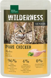 Produktbild von REAL NATURE WILDERNESS Nassfutter Katze, Senior, Pure Chicken 12x85 g