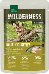 Produktbild von REAL NATURE WILDERNESS Nassfutter Katze, Senior, True Country 12x85 g