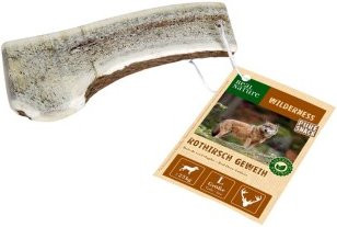 Produktbild von REAL NATURE WILDERNESS Rothirsch Geweih-Snack halb L