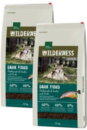 Produktbild von REAL NATURE WILDERNESS Senior Dark Fjord Rothirsch & Lachs mit Ente - 2 x 12 kg