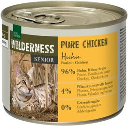 Produktbild von REAL NATURE WILDERNESS Senior Pure Chicken - 6 x 200 g
