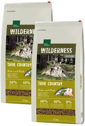 Produktbild von REAL NATURE WILDERNESS Senior True Country Huhn mit Fisch - 2 x 12 kg