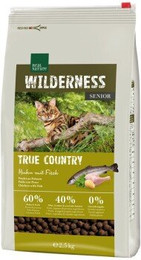 Produktbild von REAL NATURE WILDERNESS Senior True Country Huhn mit Fisch - 2,5 kg