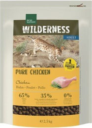 REAL NATURE WILDERNESS Trockenfutter Katze, Adult, Pure Chicken 2,5 kg – Bild 1 von 3