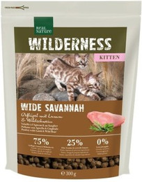Produktbild von REAL NATURE WILDERNESS Wide Savannah Kitten Geflügel, Lamm & Wildschwein - 300 g