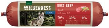 Produktbild von REAL NATURE WILDERNESS Wurst Adult Best Beef Rind mit Amaranth und Karotte - 12 x 800 g